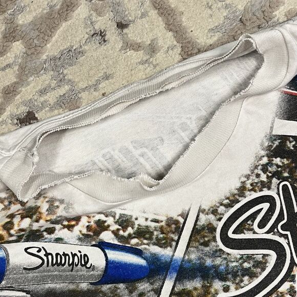 Vintage Y2K 90s NASCAR Shirt Mens L/XL Sharpie 500 Bristol Motor Speedway AOP - Picture 3 of 14